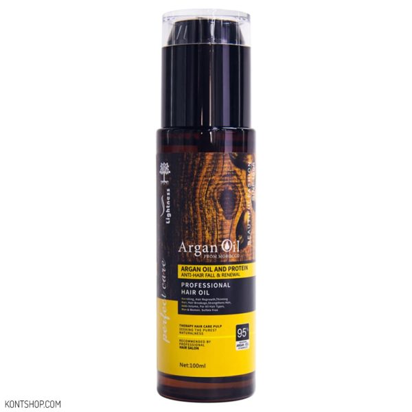 روغن مو لایتنس حاوی روغن آرگان حجم 100 میل